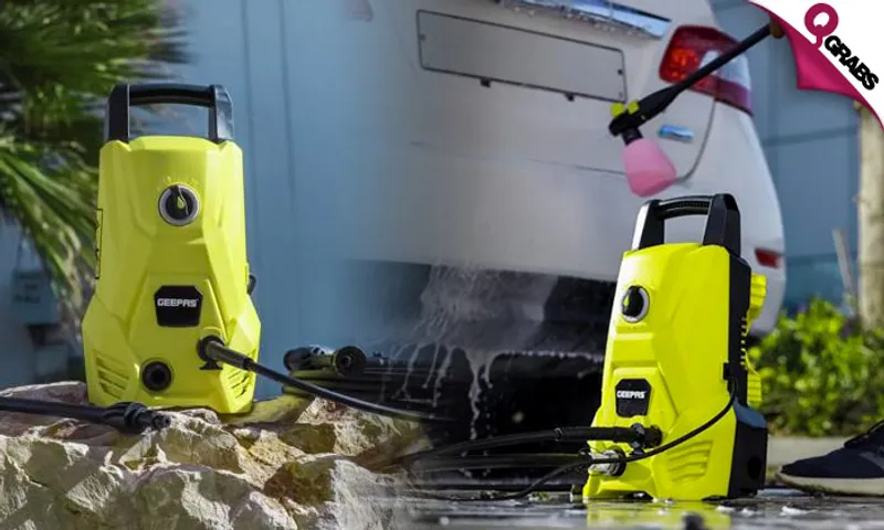 Geepas High-Pressure Car Washer!
